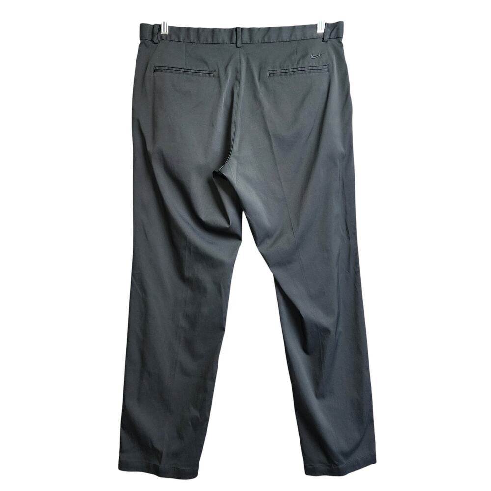 Nike Golf Mens Flex Dri Fit Golf Pant Size 38 X 32 Black Flat Front Standard Fit - Picture 5 of 15